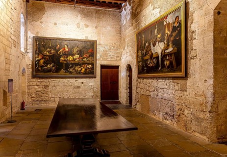 Interior design, Royal Palace Alumdaina, Palma de Majorca, Spain, Europe