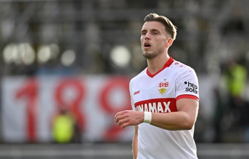 Ermedin Demirovic VfB Stuttgart (09) Robert-Schlienz-Stadion, Stuttgart, Baden-Württemberg,