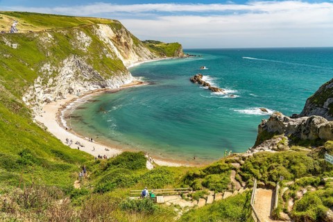 Man O'War Beach, UNESCO Jurassic Coast World Heritage Site, England, Great Britain