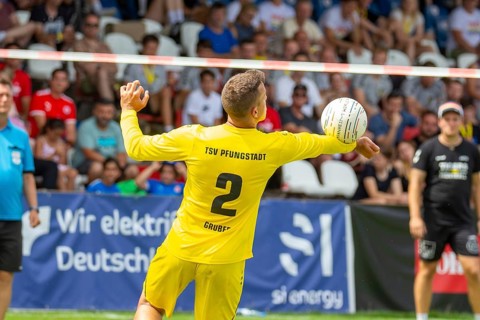Fistball: TSV Pfungstadt against Union Tigers Vöcklabruck (IFA 2024 Fistball World Tour Finals