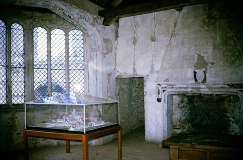 Castle Acre inside, Norfolk, England 1967