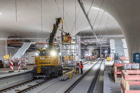 Preparations are underway for the Stuttgart 21 open construction site days, where interested