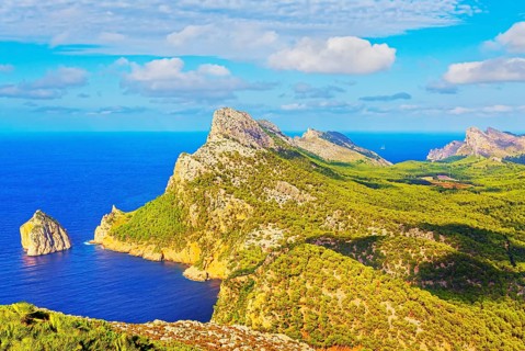 Formentor cape, Mallorca, Balearic Islands, Spain, Europe