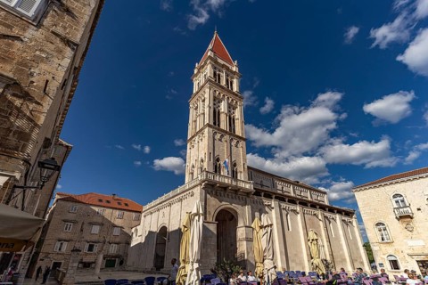 The Cathedral of St Laurence in Trogir, Croatia, Europe