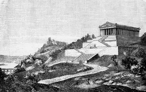 Temple of honour and memorial for German celebrities, Walhalla in Donaustauf, classicist