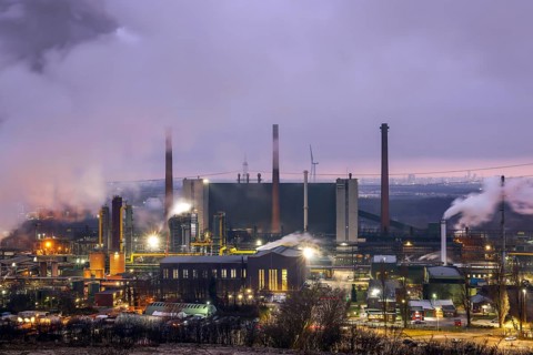 Bottrop, North Rhine-Westphalia, Germany, The Prosper coking plant is one of three operating coking