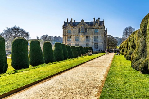 Montacute House and Garden, Montacute, Somerset, England, United Kingdom, Europe