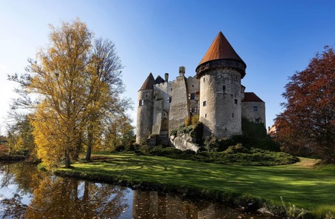Heidenreichstein Castle, Heidenreichstein, autumn, Waldviertel, Lower Austria, Austria, Europe