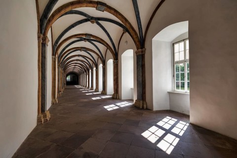 Cloister, former abbey and Corvey Castle, The Carolingian westwork and the Civitas Corvey, interior