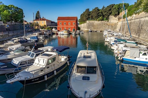 Fosa marina in Zadar, Croatia, Europe