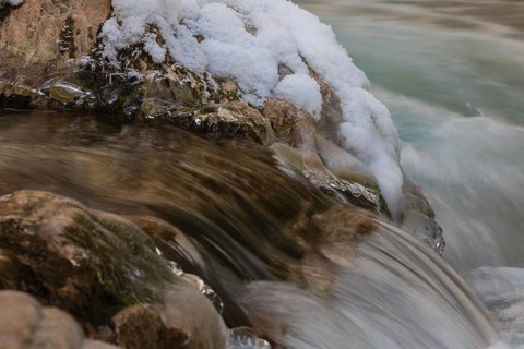 Rissbach creek in the Eng valley, Karwendel mountains, Austria, Europe