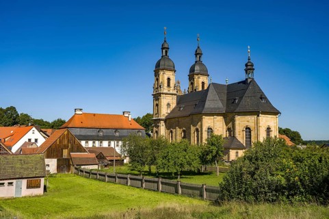 Pilgrimage Church of the Holy Trinity in Gößweinstein, Franconian Switzerland, Bavaria, Germany,