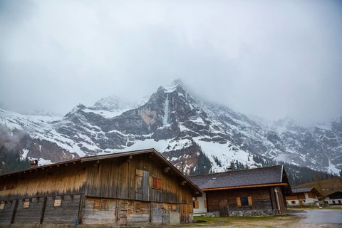 Avalanche near the Eng Alm