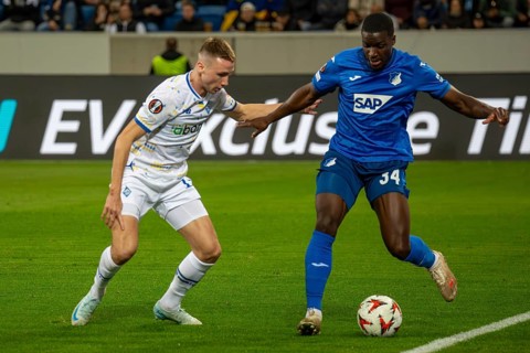 Football UEFA Europa League, 2024/25 season, matchday 2: TSG Hoffenheim v Dynamo Kiev. Picture: