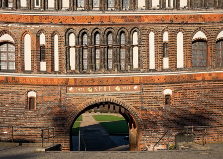 Passageway, Holstentor, Holstentorplatz, Lübeck, Schleswig-Holstein, Germany, Europe