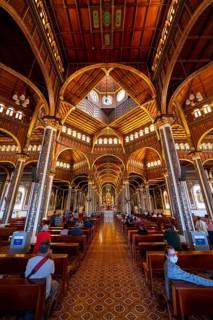 Interior view, Basílica de Nuestra Señora de Los Ángeles, Cartago, Costa Rica, Central America
