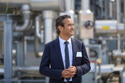 Oberhausen, North Rhine-Westphalia, Germany, Green hydrogen at Air Liquide, hydrogen production at