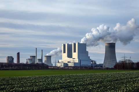 Grevenbroich, North Rhine-Westphalia, Germany, RWE Power AG Neurath power plant, lignite-fired
