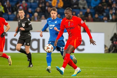 Football UEFA Europa League, 2024/25 season, matchday 6: TSG Hoffenheim v Steaua Bucharest. On the