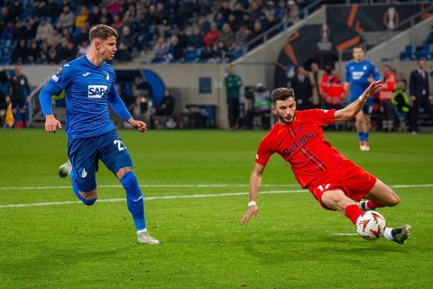 Football UEFA Europa League, 2024/25 season, matchday 6: TSG Hoffenheim v Steaua Bucharest