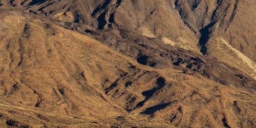 Panorama during the ascent to the Alto de Guajara, 2715m, over the Teide National Park, Parque