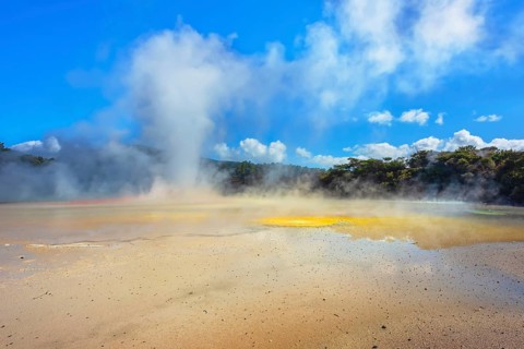 Waiotapu Thermal Wonderland, Waiotapu, Rotorua, Bay of Plenty, North Island, New Zealand, Oceania