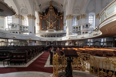 St Michael's Church, Hamburger Michel, Hamburg, Germany, Europe