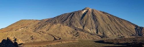 Panorama during the ascent to Alto de Guajara, 2715m, over the Teide National Park, Parque Nacional