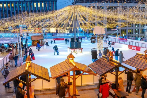 Essener Wintertraum, ice rink and catering on the Kennedyplatz in Essen, on over 2, 000 m2 and 2