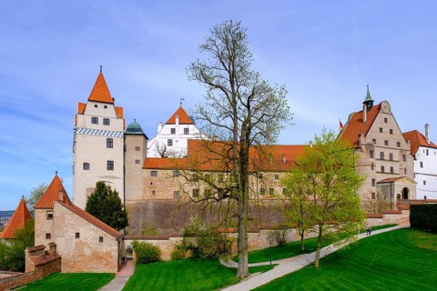 Trausnitz Castle, Landshut, Lower Bavaria, Bavaria, Germany, Europe
