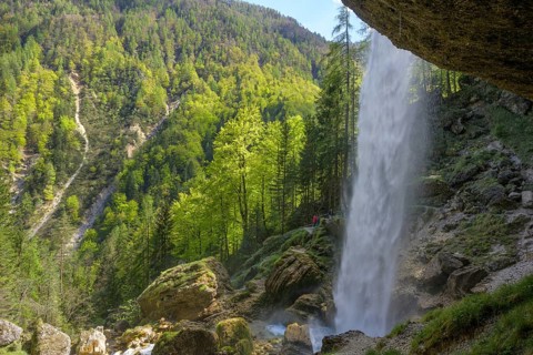 Pericnik Waterfall, Mojstrana, Kranjska Gora, Slovenia, Europe