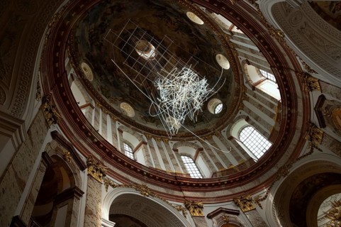 Karlskirche, domed hall, Vienna