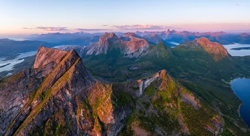 Mountain top of Ofoten, Stortinden, Stetind, Tysfjord, Ofoten, Norway, Europe