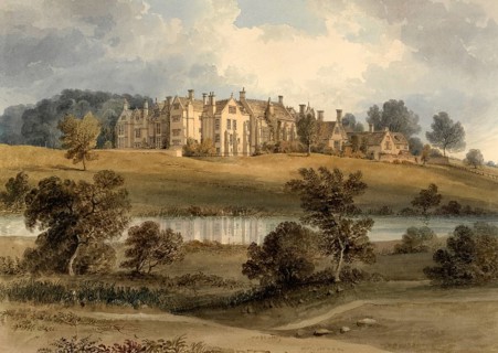 South West View of Rushton Hall, Northamptonshire, the Seat of the Honourable Mrs. Cockayne,