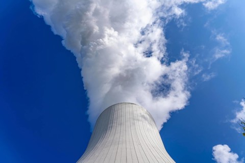 Cooling tower of the Duisburg-Walsum coal-fired power plant, combined heat and power plant operated
