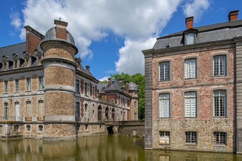 Château de Bel?il, Baroque moated castle in Beloeil and residence of the princes of Ligne, province