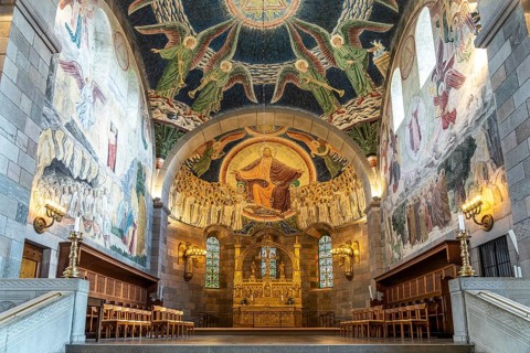 Altar of Viborg Cathedral, Viborg, Denmark, Europe