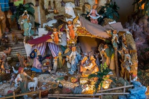 Christmas cot, Christmas cot, Christianity, Christian, Jesus Christ, Prague, Czech Republic, Europe