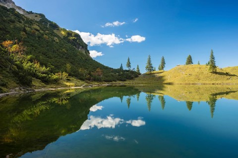 Unterer Gaisalpsee, Allgäu Alps, Allgaeu, Bavaria, Germany, Europe