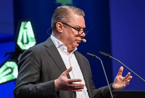 Düsseldorf, North Rhine-Westphalia, Germany - Dipl.-Ing. Matthias Gronstedt (CEO, HHLA Sky GmbH)