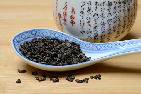 Green tea 'Gunpowder' from China, Gunpowder tea, China, Asia