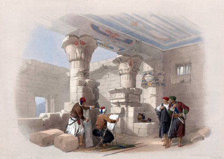 Dayr el Medeeneh, Dayr al-Madînah, Deir el-Medina, monastery of the city, the ruins of a workers'