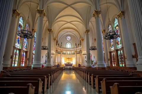 New Orleans, Louisiana - St. John the Baptist Catholic Church, established in 1851