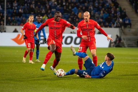 Football UEFA Europa League, 2024/25 season, matchday 6: TSG Hoffenheim v Steaua Bucharest. Photo: