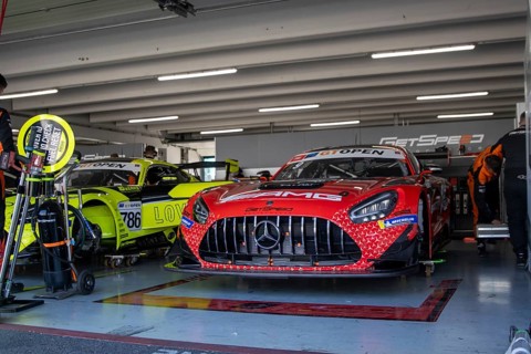 10 May 2024, Hockenheimring Germany : Free practice of the International GT Open. Picture: Mercedes