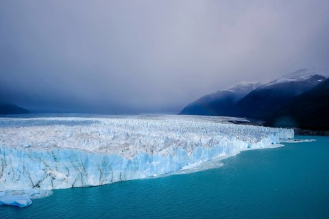El Calafate, Patagonia, Argentina, Perito Moreno Glacier in Los Glaciares National Park. The Perito