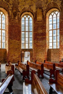 Interior view of the Parochial Church in the monastery quarter, Berlin, Germany, Europe