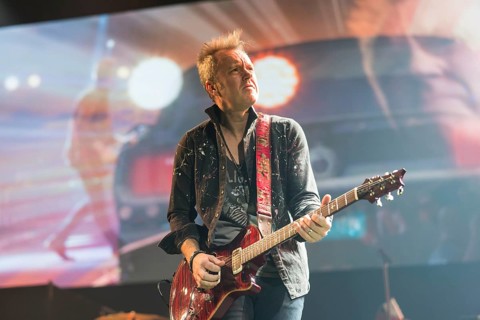 Simon McBride (guitarist) from Deep Purple live on 1 More Time Tour at Max-Schmeling-Halle in