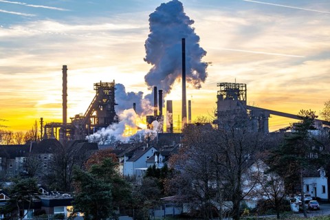 Blast furnace Schwelgern 1, Black Giant, Schwelgern 2 ThyssenKrupp Steel plant Schwelgern in