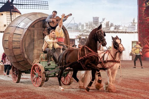 Cavalluna, horse show in the Uber Arena, Berlin, 11.01.2025